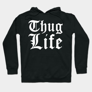 Thug Life Cloister FINAL Smoothed BLACK Print Hoodie